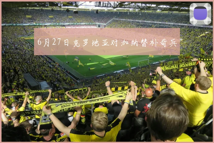 6月27日克罗地亚对加纳替补奇兵